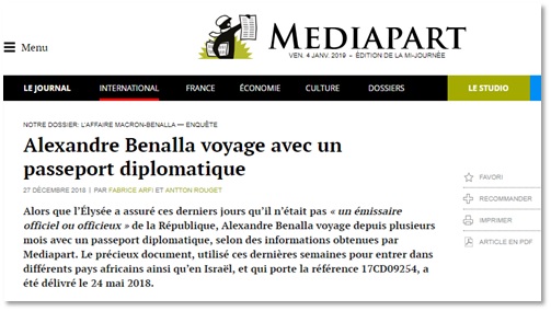 Capture d'écran du site Médiapart