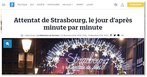 Capture d'écran du site du Parisien